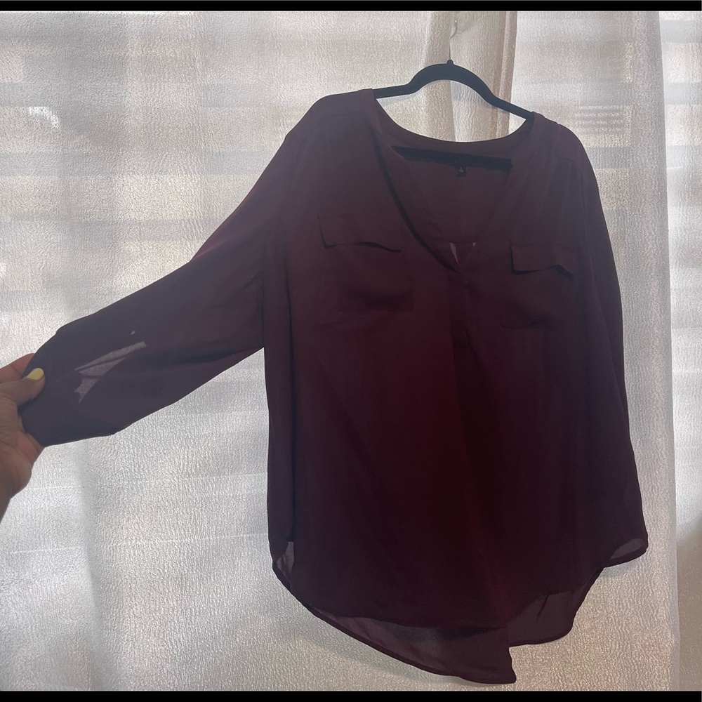 Dark Purple Blouse